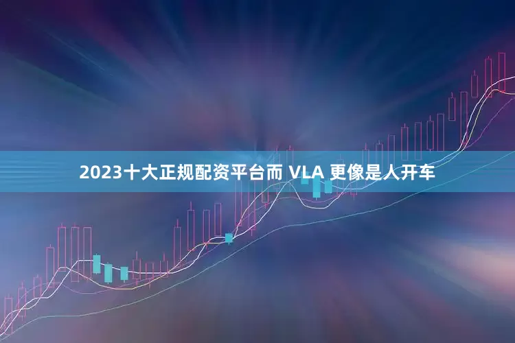 2023十大正规配资平台而 VLA 更像是人开车