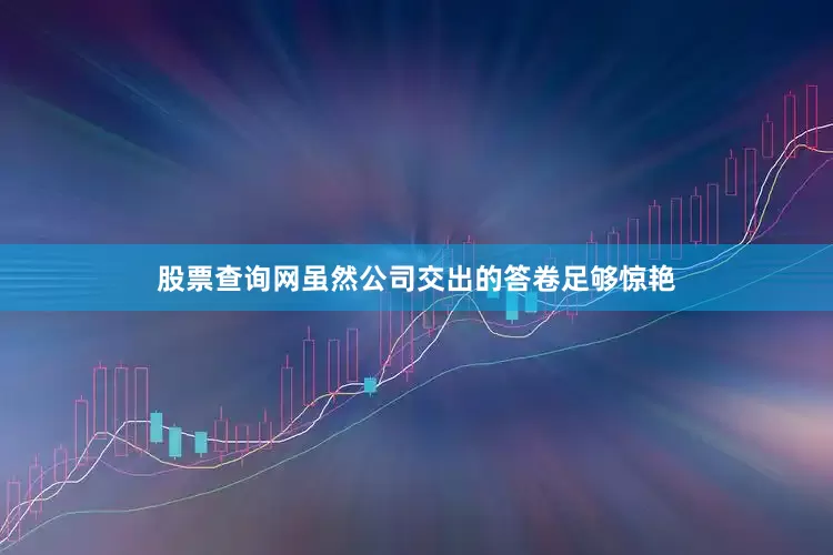 股票查询网虽然公司交出的答卷足够惊艳